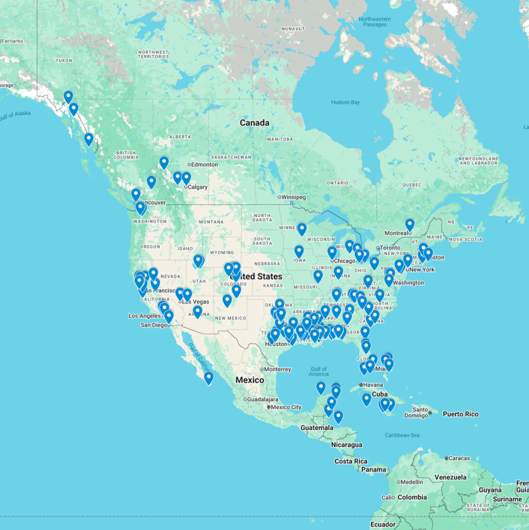 Always Moving Google Travel Map Image